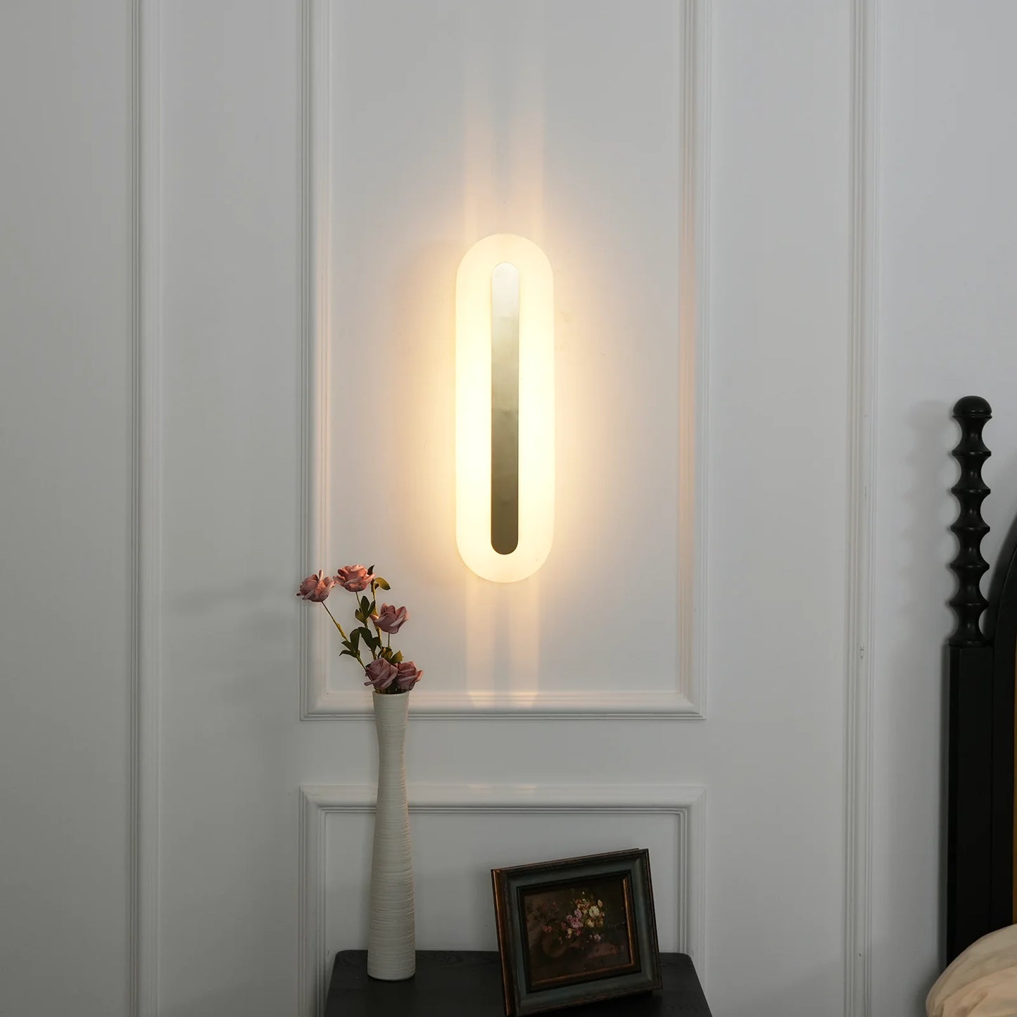 Alabaster Rounded Wall Light - Nuvé