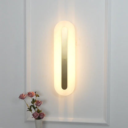 Alabaster Rounded Wall Light - Nuvé