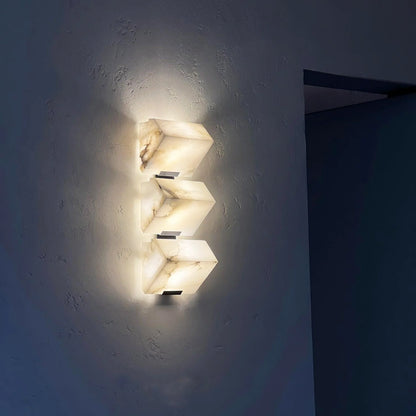 Modern Alabaster Staircase Wall Lamp - Nuvé
