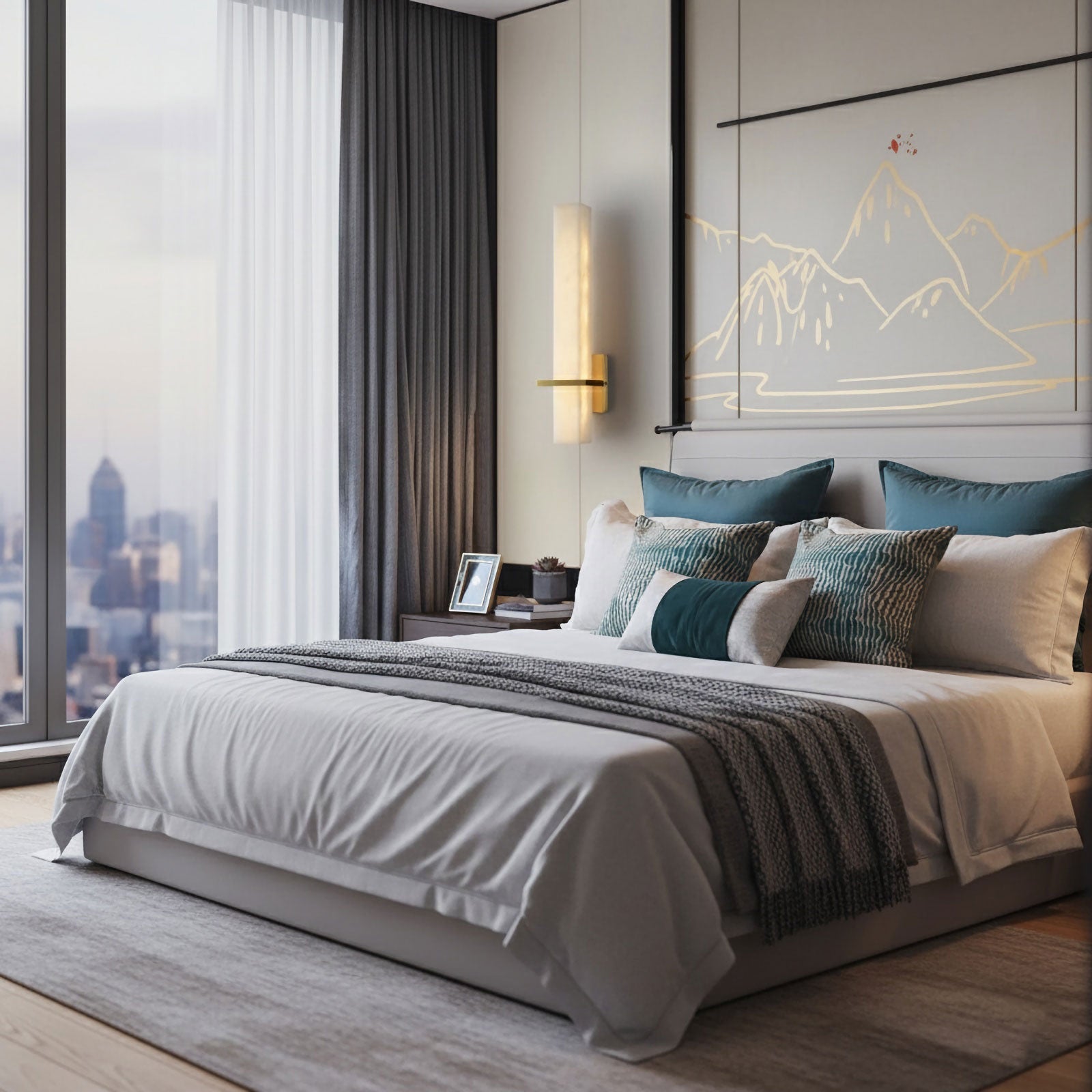 Alabaster Milan wall lamp by Korewolamp featuring a sleek alabaster shade and modern wall-mounted design.