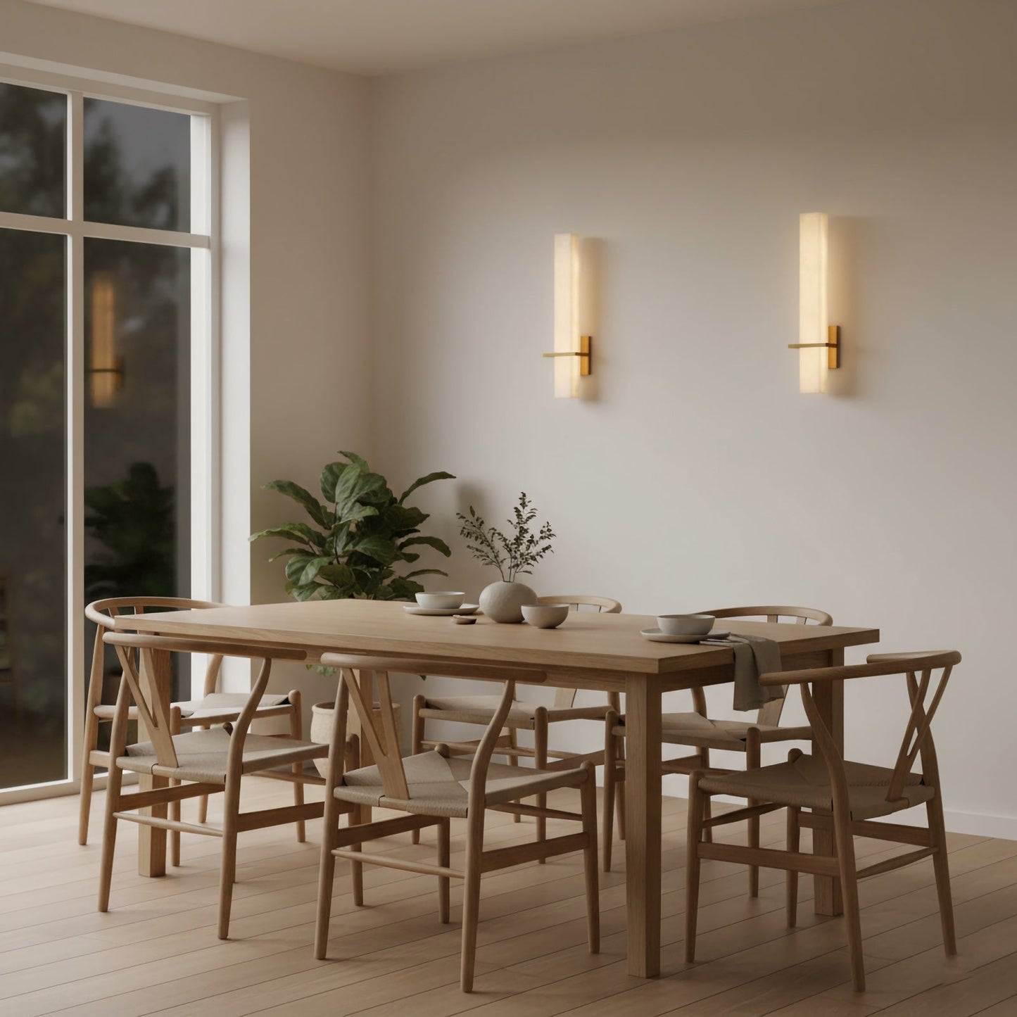 Alabaster Milan wall lamp by Korewolamp featuring a smooth, rounded alabaster shade mounted on a sleek wall fixture.