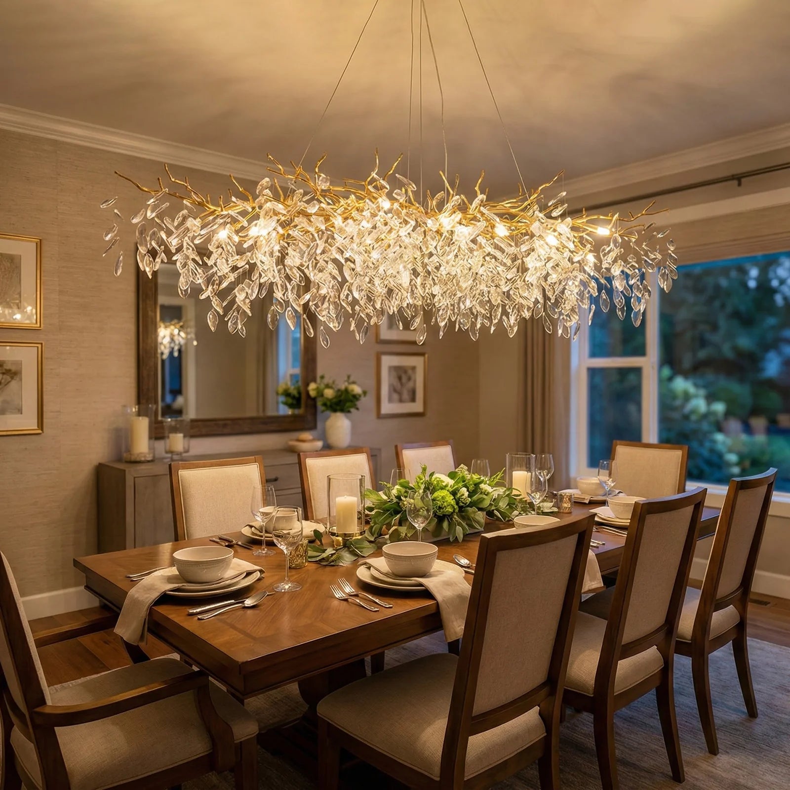 Albero Collection Crystal Chandelier - Nuvé