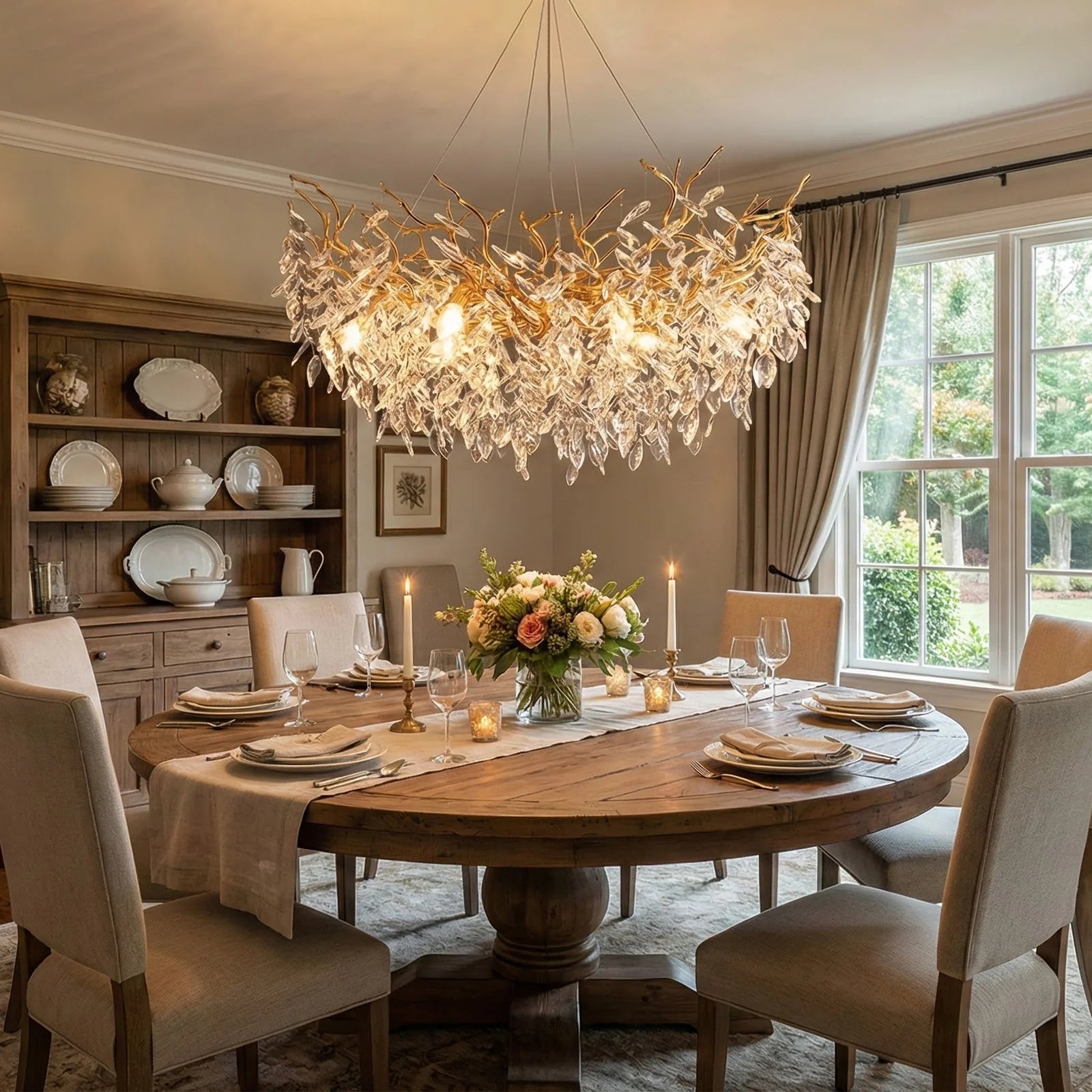Albero Collection Crystal Chandelier - Nuvé