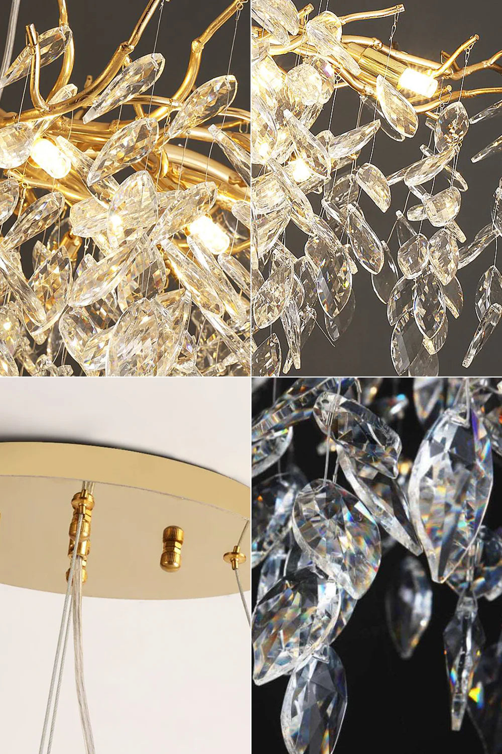 Albero Collection Crystal Chandelier - Nuvé