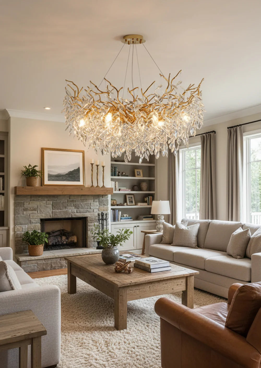 Albero Collection Crystal Chandelier - Nuvé