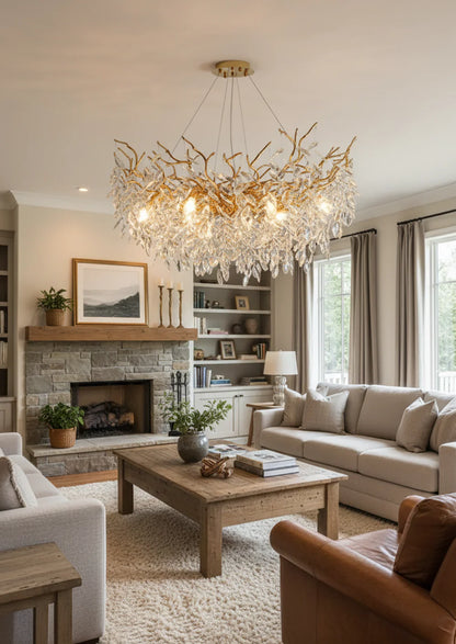 Albero Collection Crystal Chandelier - Nuvé