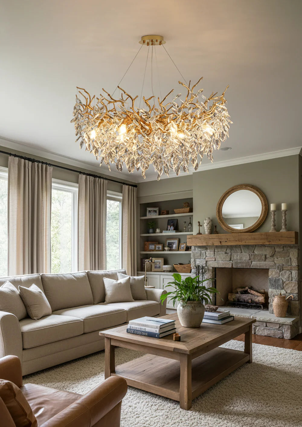Albero Collection Crystal Chandelier - Nuvé