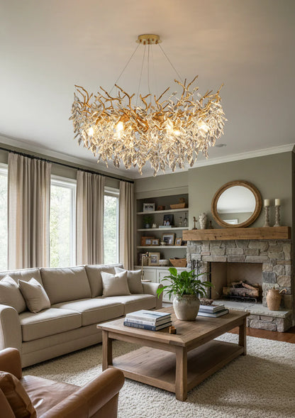 Albero Collection Crystal Chandelier - Nuvé
