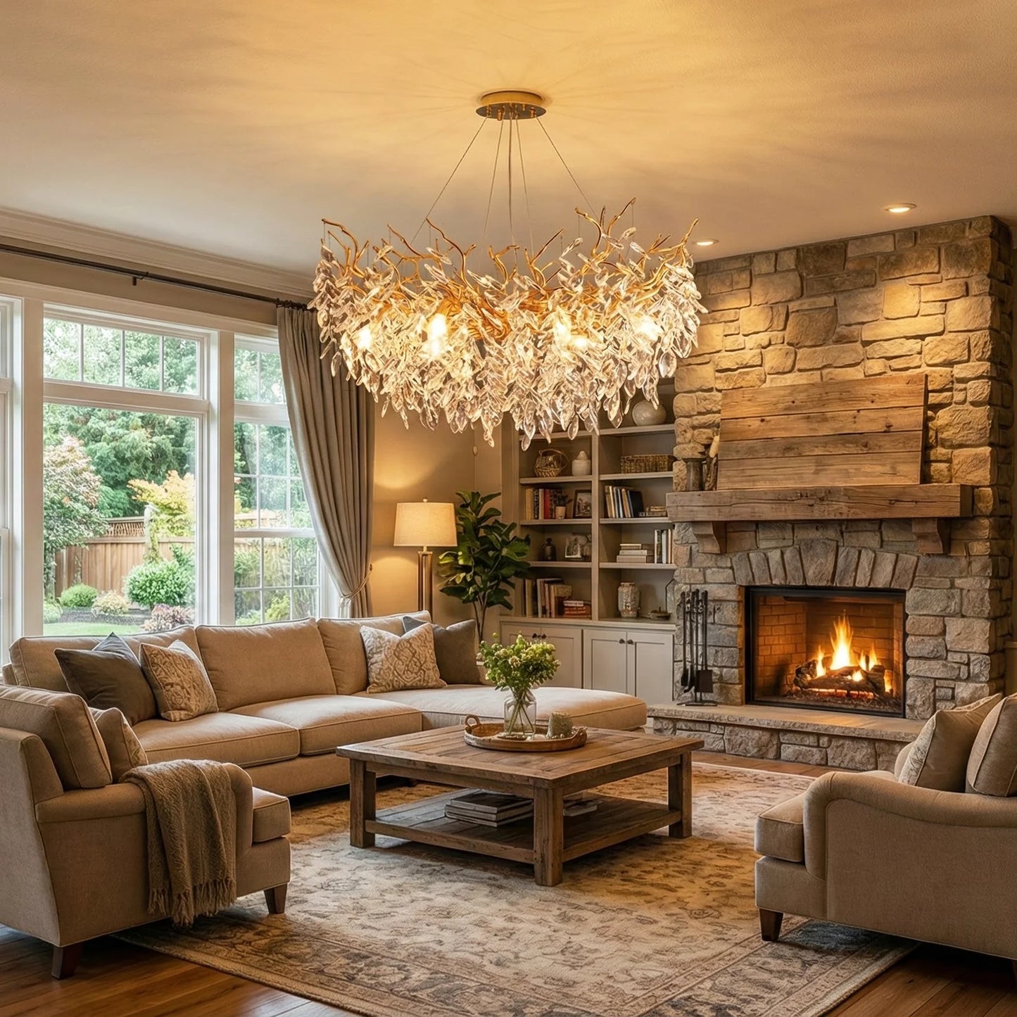 Albero Collection Crystal Chandelier - Nuvé