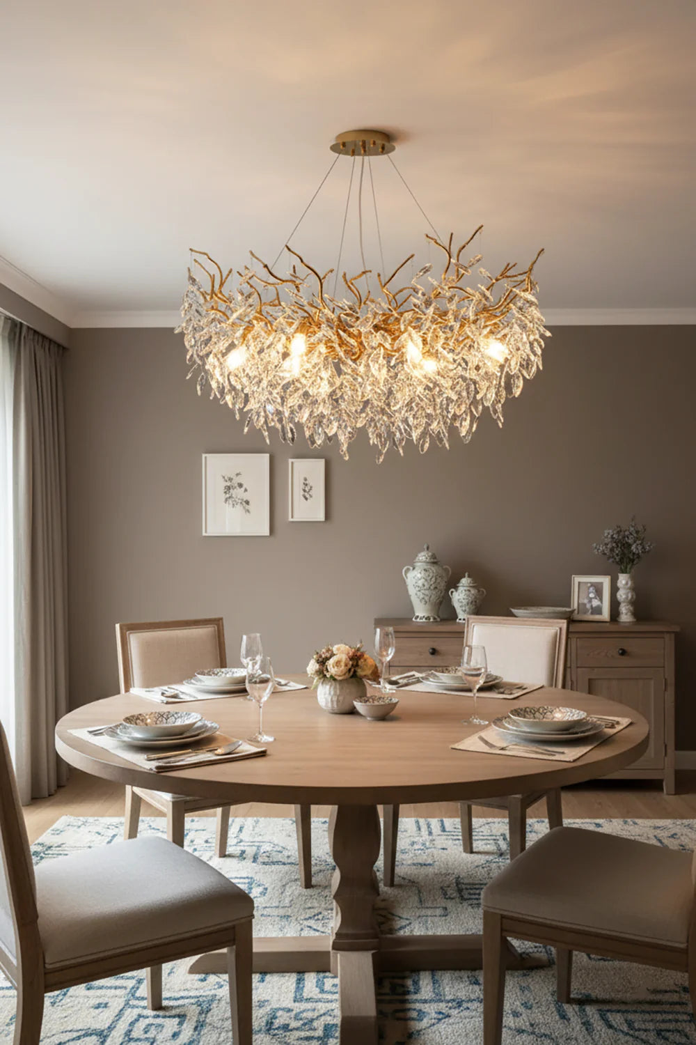 Albero Collection Crystal Chandelier - Nuvé