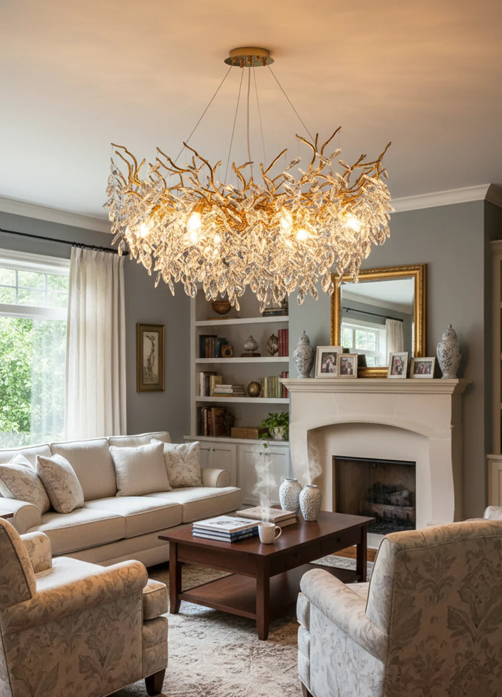 Albero Collection Crystal Chandelier - Nuvé