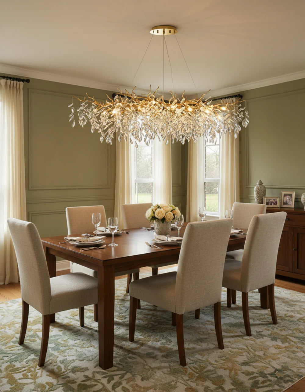 Albero Collection Crystal Chandelier - Nuvé