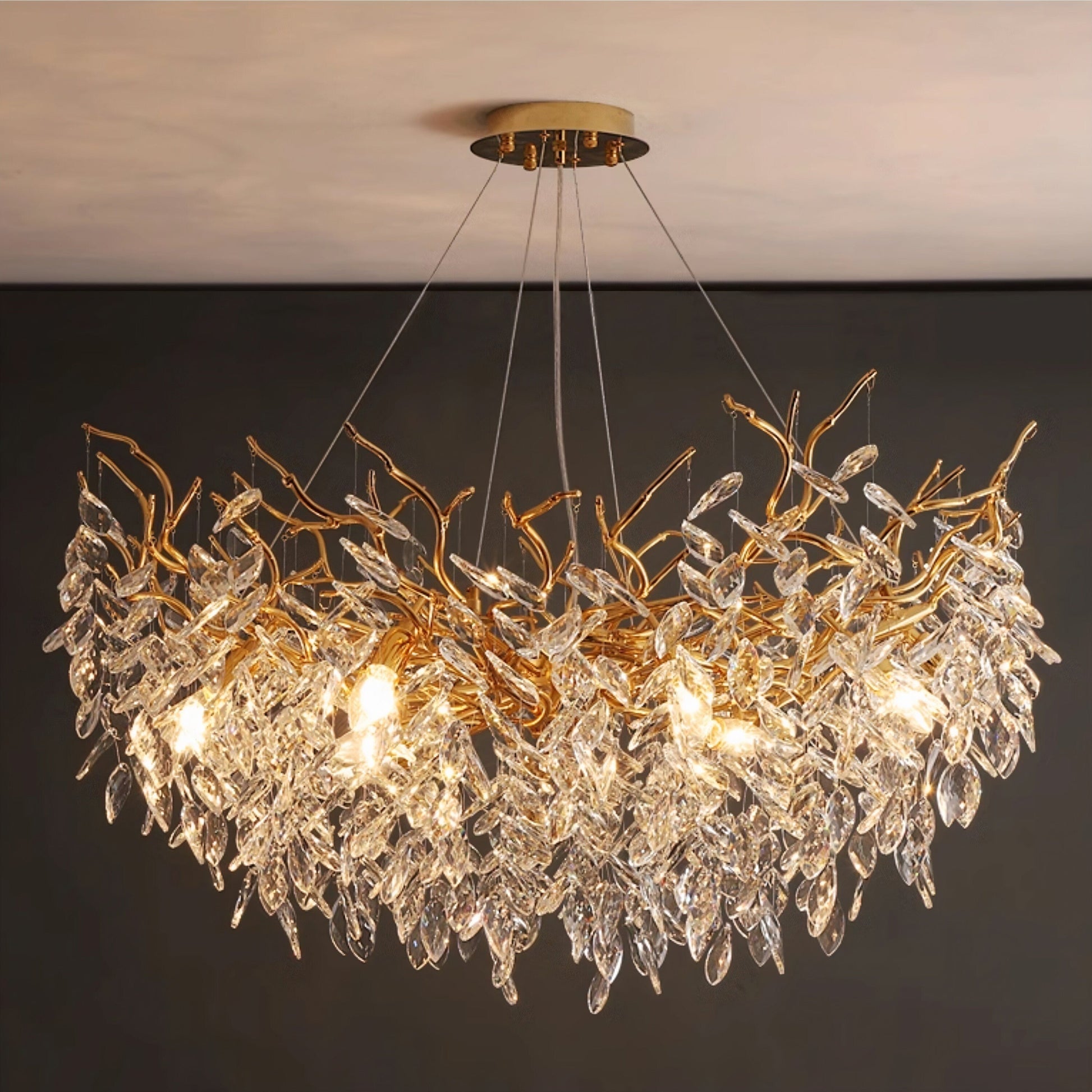 Albero Collection Crystal Chandelier - Nuvé