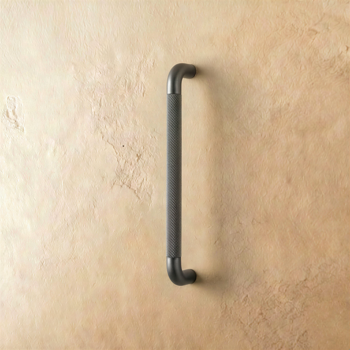 Gray Alyma knob and pull bar for cabinets, made by Residence Supply, featuring a sleek modern design for home and garden hardware.