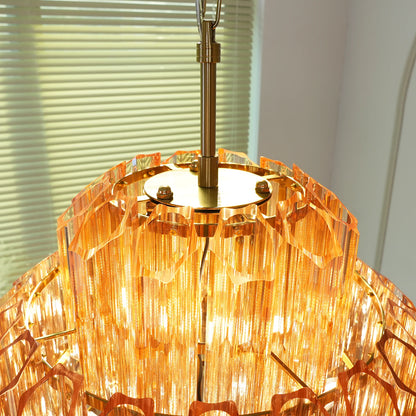 Amber Palermo Round Chandelier - Nuvé