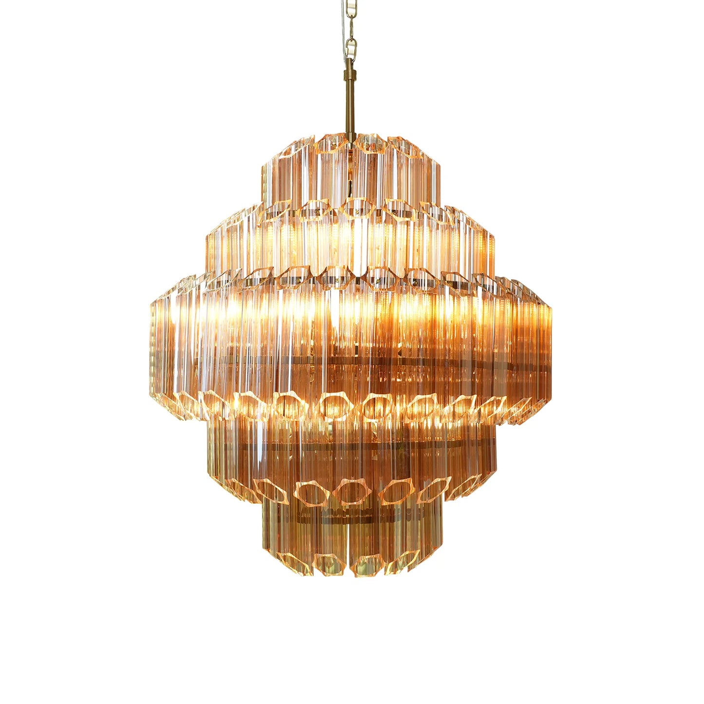 Amber Palermo Round Chandelier - Nuvé