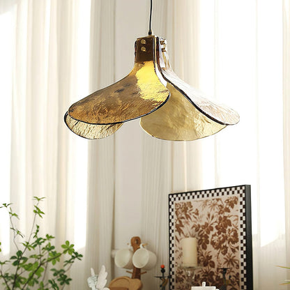 Amber Petal Glass Pendant Light - Nuvé