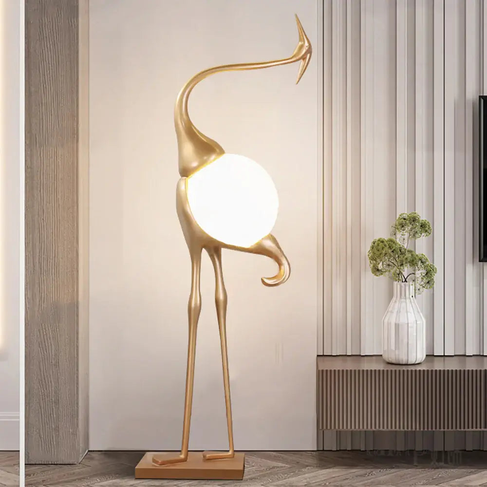 Animal Crane Art Deco Floor Lamp - Nuvé