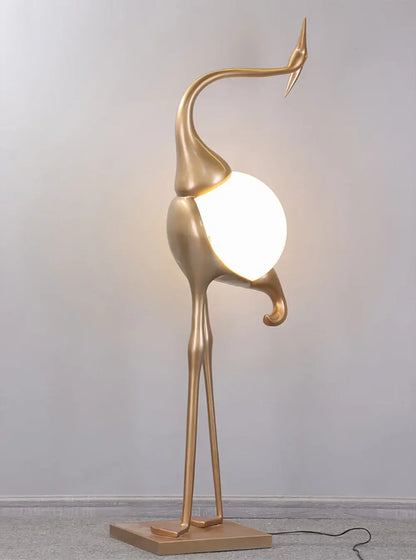 Animal Crane Art Deco Floor Lamp - Nuvé