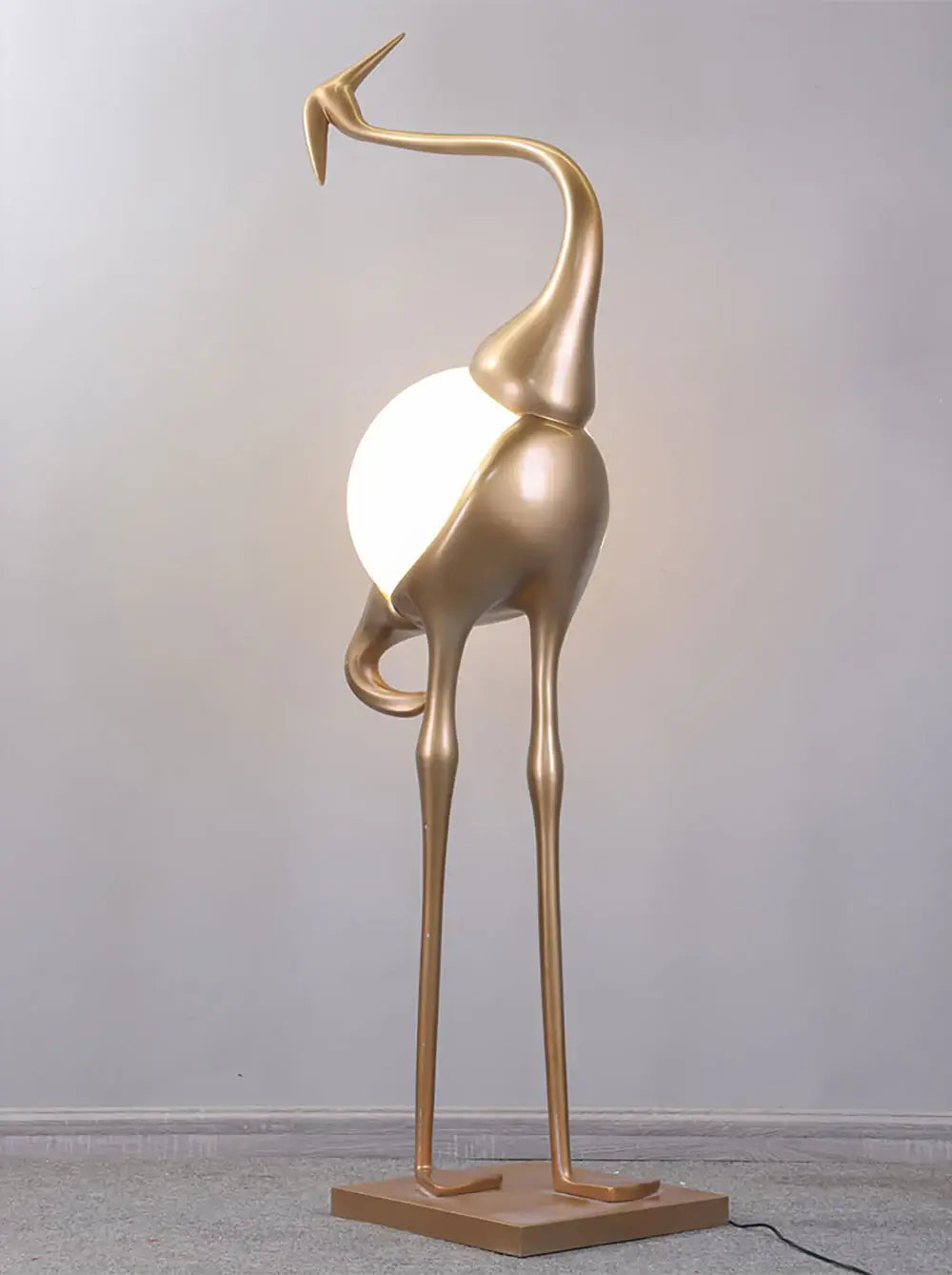 Animal Crane Art Deco Floor Lamp - Nuvé