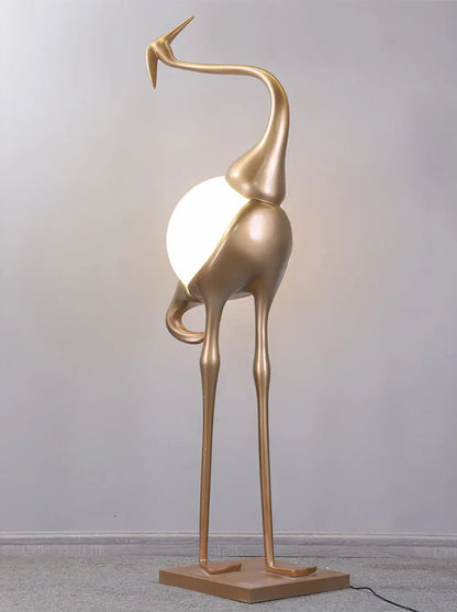Animal Crane Art Deco Floor Lamp - Nuvé