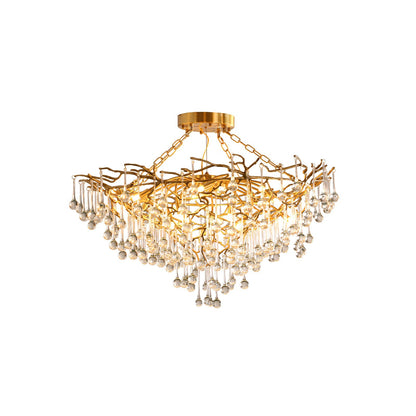 Anita brass chandelier - Nuvé