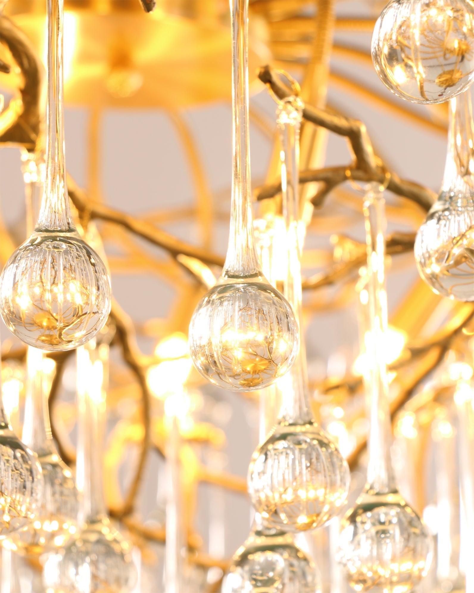Anita brass chandelier - Nuvé