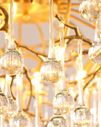 Anita brass chandelier - Nuvé