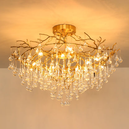 Anita brass chandelier - Nuvé