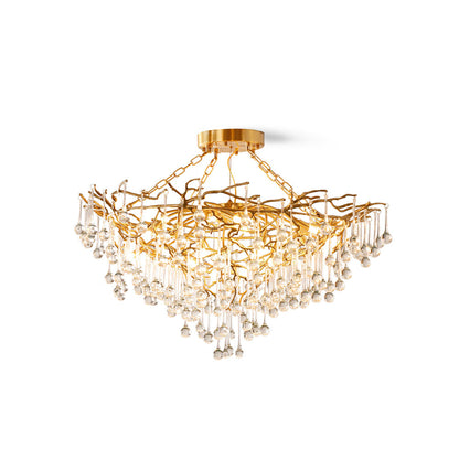 Anita brass chandelier - Nuvé