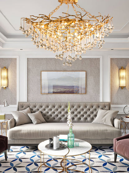 Anita brass chandelier - Nuvé