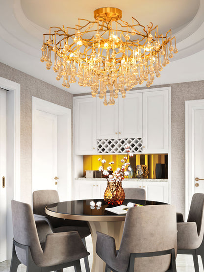 Anita brass chandelier - Nuvé