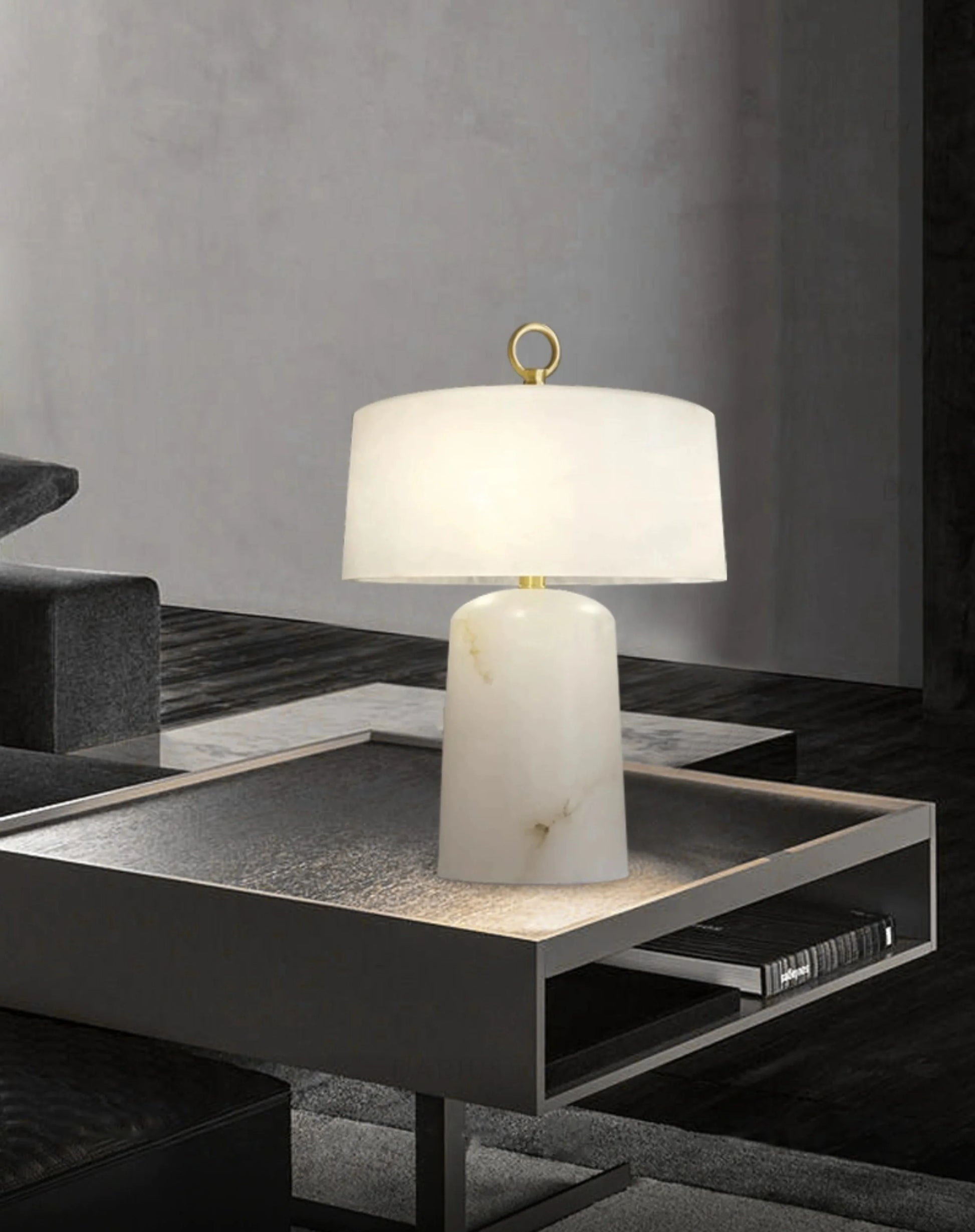 Alabaster Aogashima Table Lamp - Nuvé