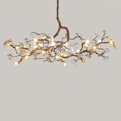 Aosta Branch Glass Flower Chandelier - Nuvé