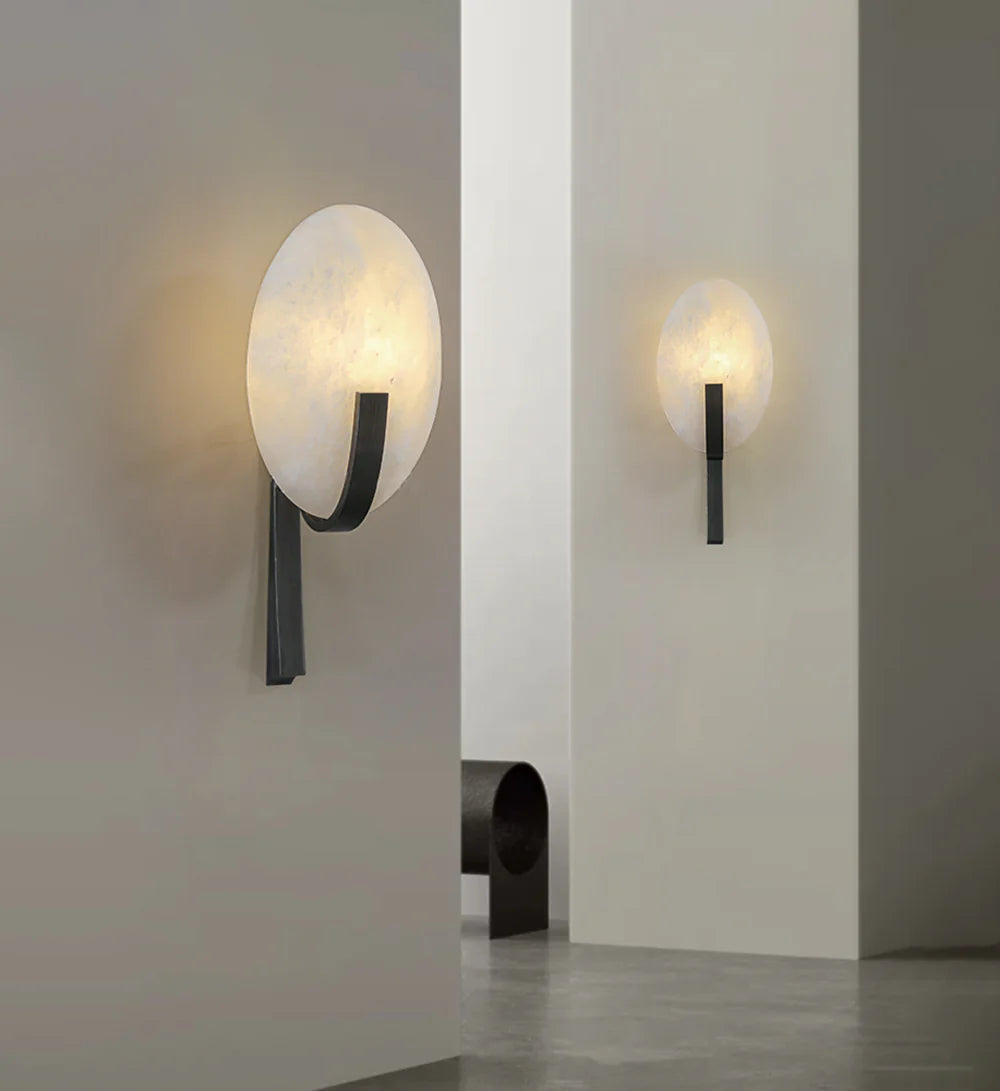 Alabaster Applique Alice Wall Lamp - Nuvé