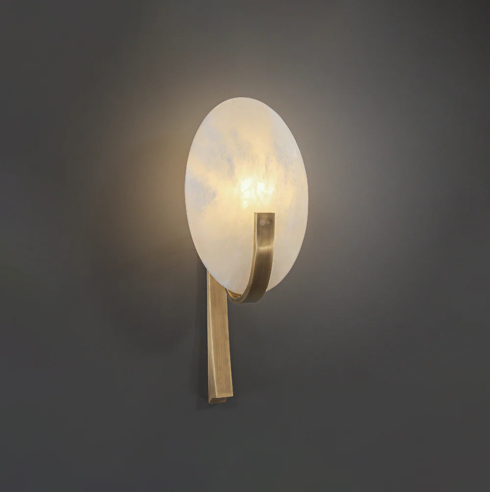 Alabaster Applique Alice Wall Lamp - Nuvé
