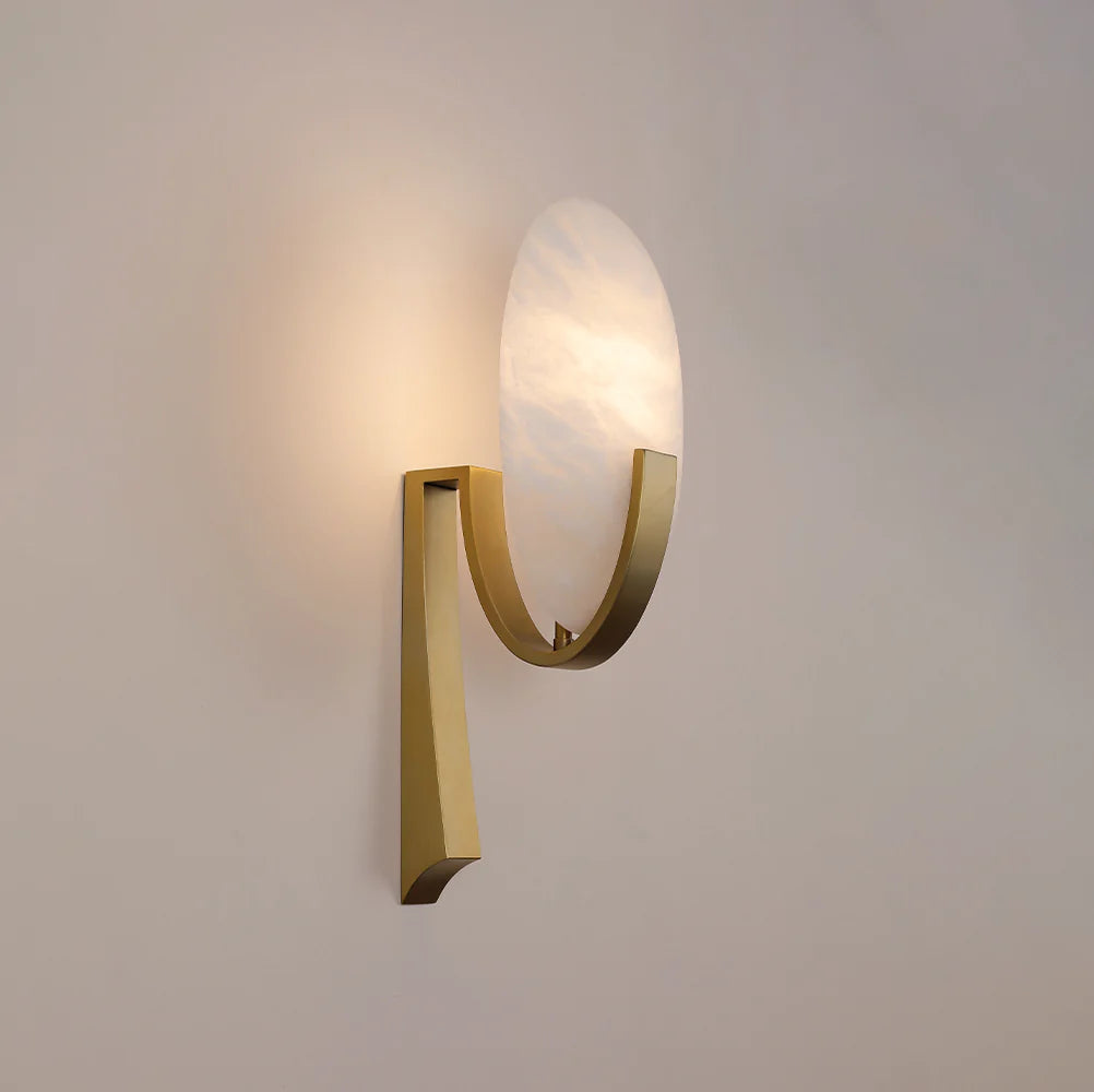 Alabaster Applique Alice Wall Lamp - Nuvé