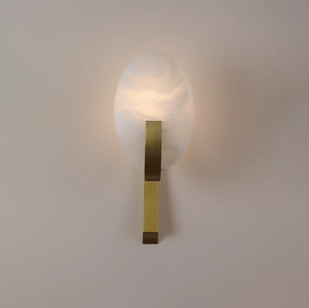 Alabaster Applique Alice Wall Lamp - Nuvé