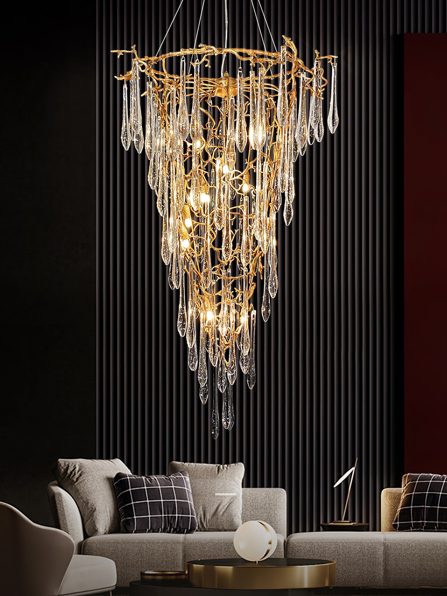 Aqua Parable Chandeliers - Nuvé