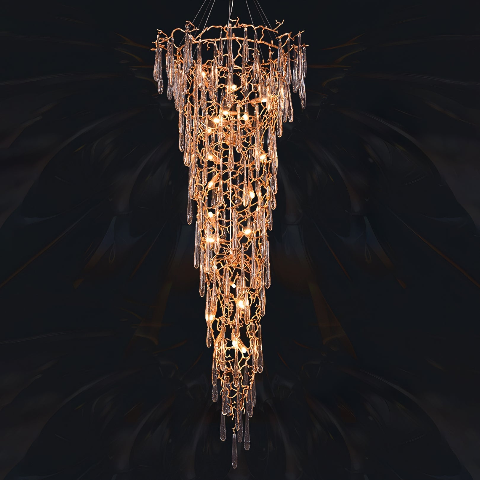 Aqua Parable Chandeliers - Nuvé