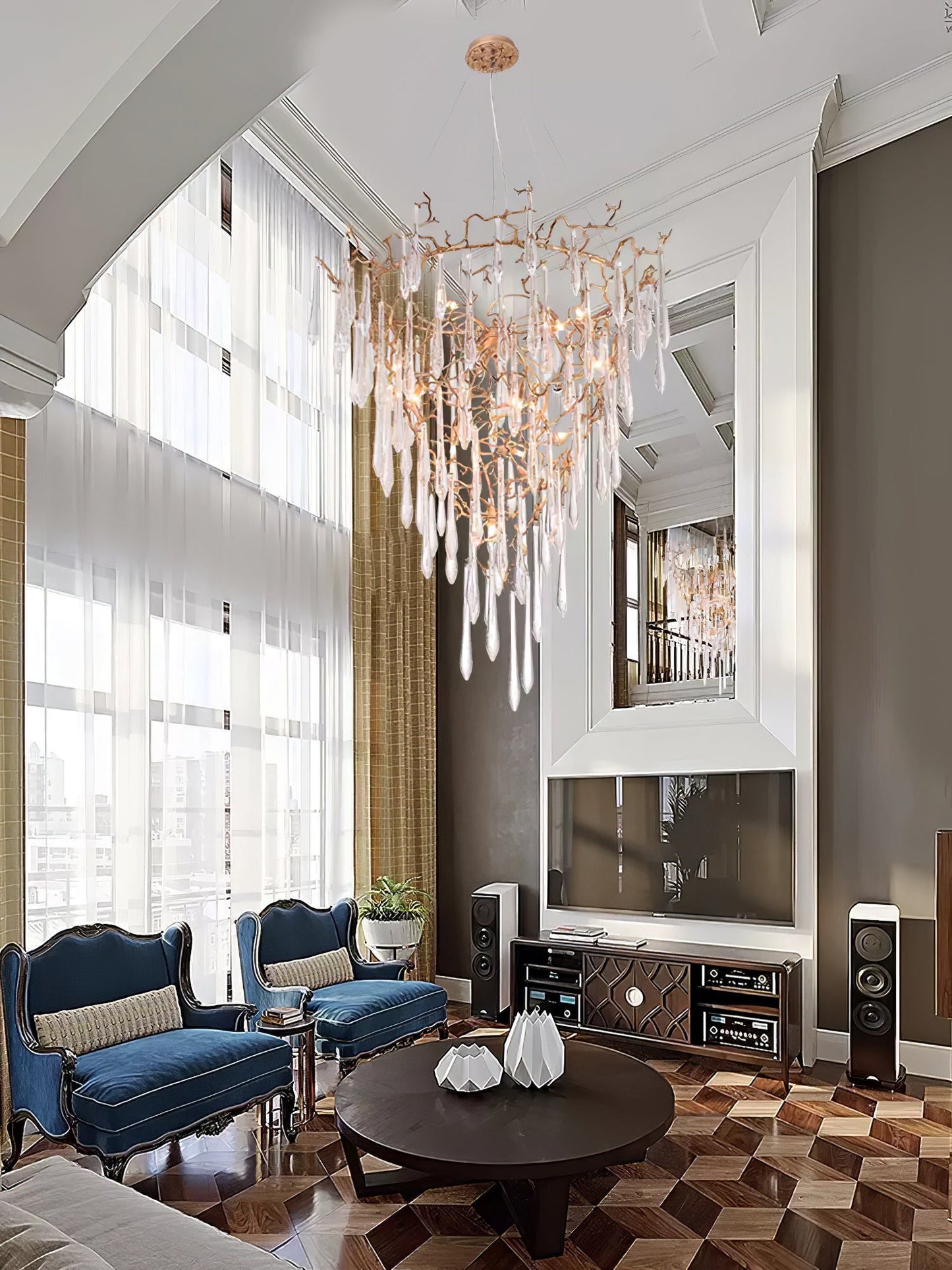 Aqua Parable Chandeliers - Nuvé