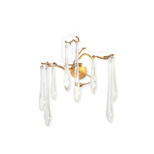 Aqua Salix Crystal Wall Lamp - Nuvé