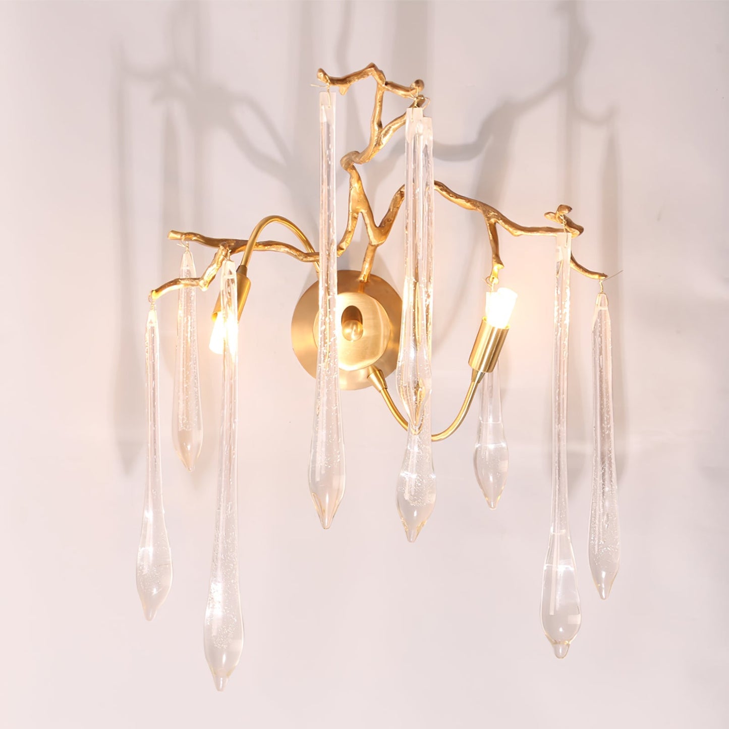 Aqua Salix Crystal Wall Lamp - Nuvé