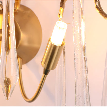 Aqua Salix Crystal Wall Lamp - Nuvé