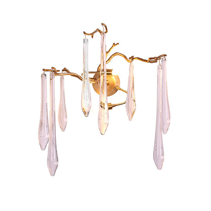 Aqua Salix Crystal Wall Lamp - Nuvé