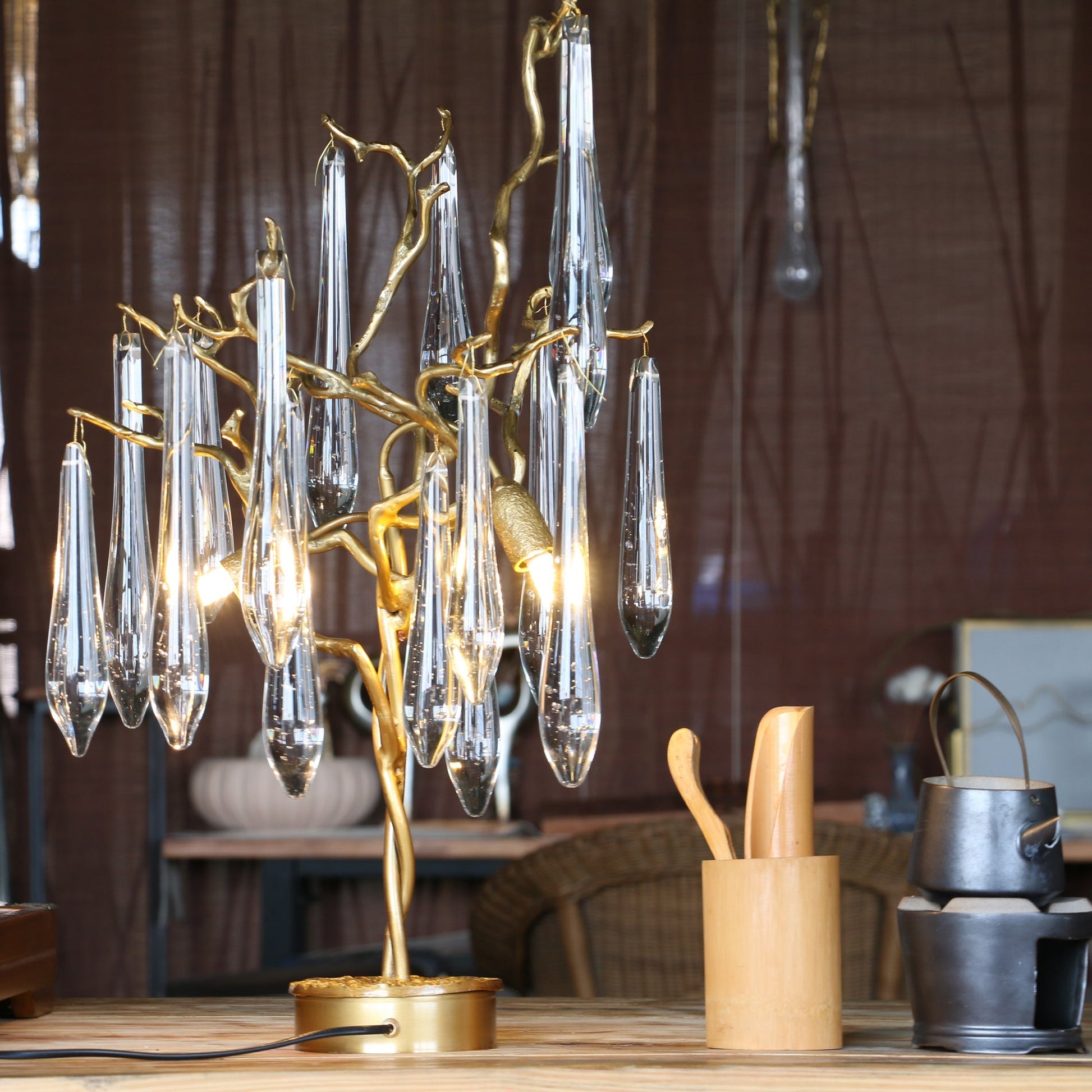 Aqua Willow Table Lamp - Nuvé