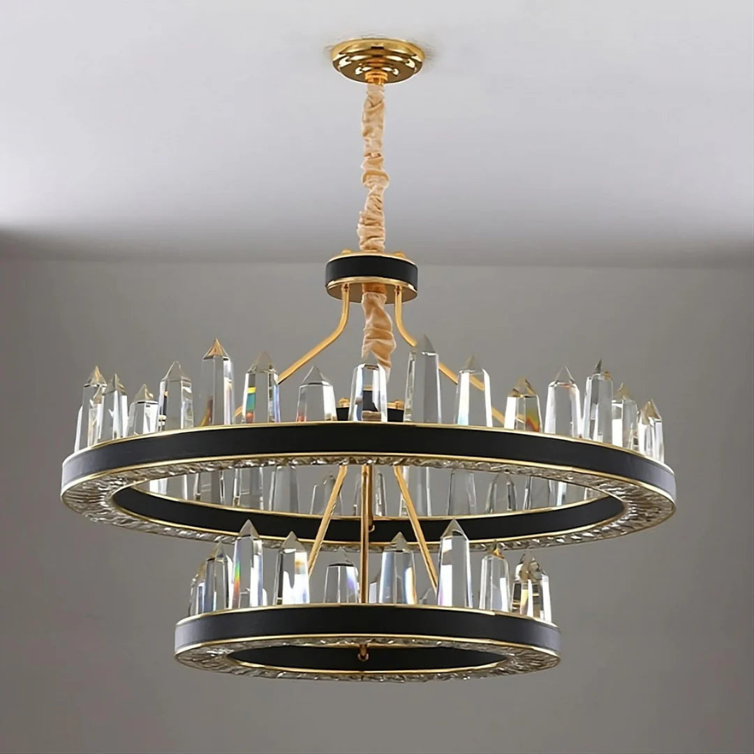 Argus Round Crystal Chandelier - Nuvé