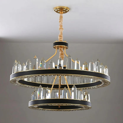 Argus Round Crystal Chandelier - Nuvé
