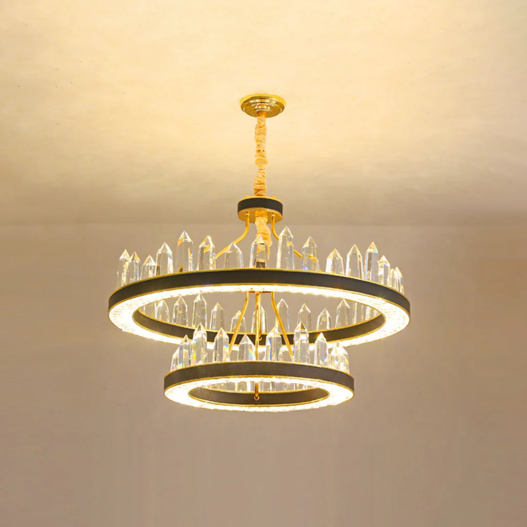Argus Round Crystal Chandelier - Nuvé
