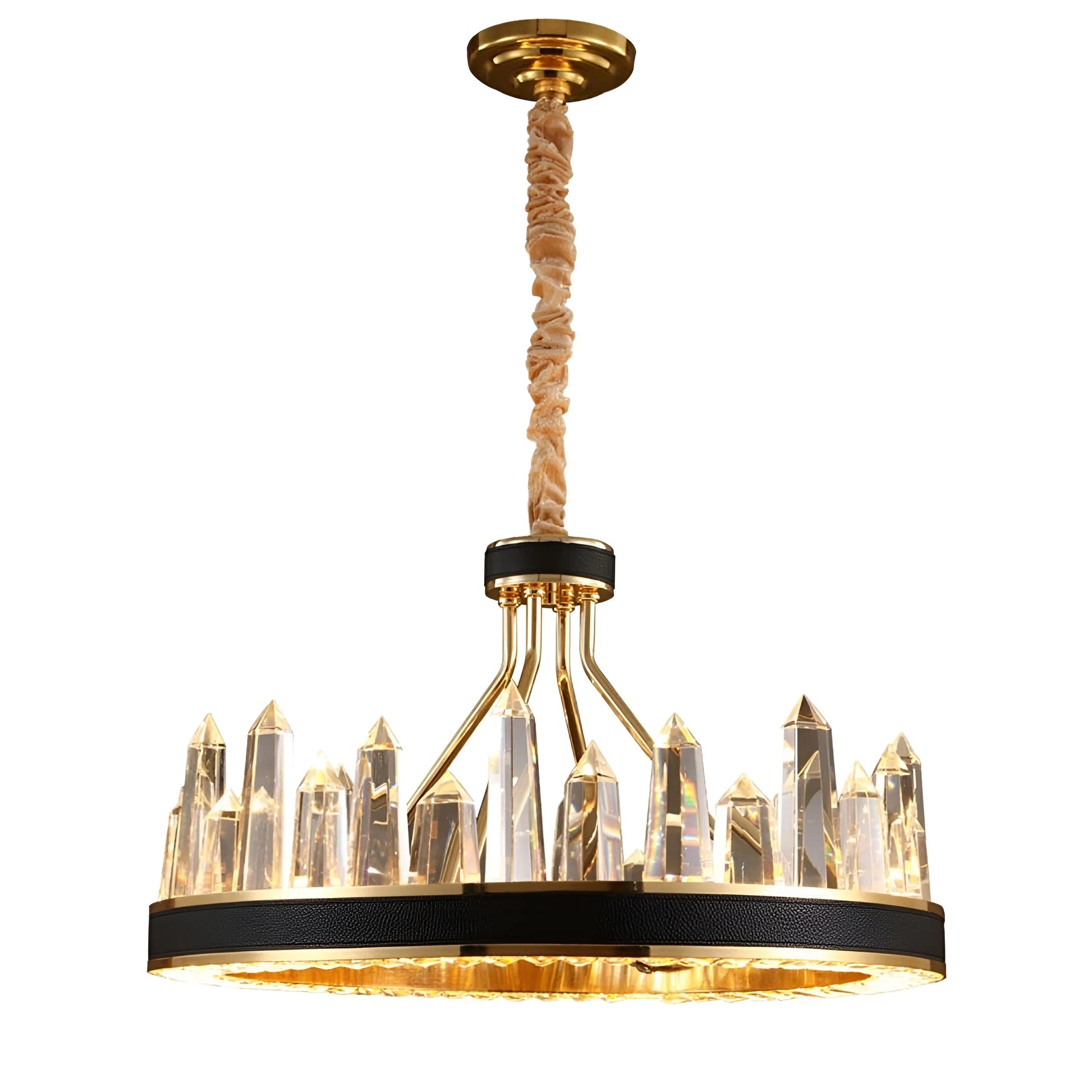 Argus Round Crystal Chandelier - Nuvé